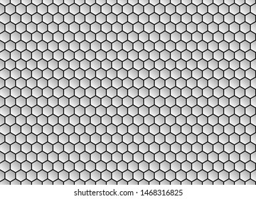 Honeycomb seamless background. Vector illustration.
