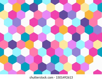 Honeycomb seamless background. Vector illustration