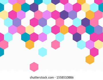 Honeycomb seamless background. Vector illustration