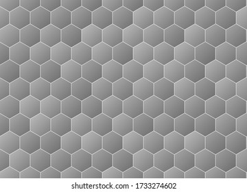 Honeycomb seamless background. Vector stock illustration for poster