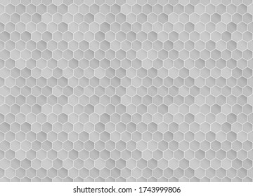 Honeycomb seamless background. Vector stock illustration for poster