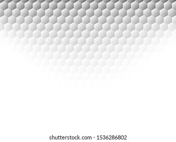 Honeycomb seamless grey background. Vector illustration