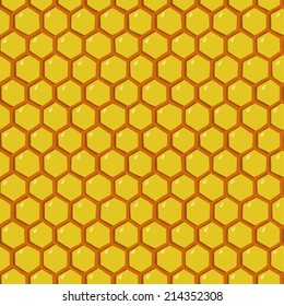 Honeycomb. Seamless pattern 