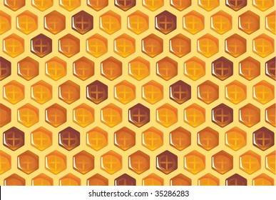Honeycomb Seamless Pattern
