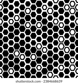 Honeycomb seamless pattern. Geometrical seamless background.