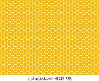 Honeycomb seamless pattern. Vector hexagon background