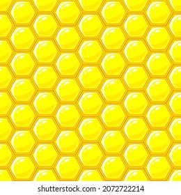 honeycomb, patrón sin fisuras, ilustración vectorial