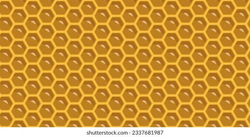 ilustración vectorial sin fisuras de honeycomb. fondo