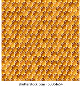 Honeycomb. Seamless vector illustration.