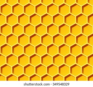 Honeycomb Seamless Vector Pattern. Great for backgrounds, wallpapers, games and other design projects.
