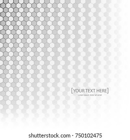 honeycomb shape elements, geometric background design. eps10 vector