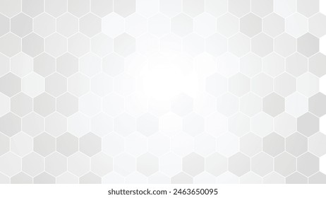 honeycomb shape vector abstract gray background. 4k vector background design