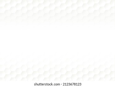 Wabenform, weißer Hintergrund, Kopienraum, weißer Hintergrund, Licht und Schatten auf weißem Papierhintergrund, Embosser Hexagon