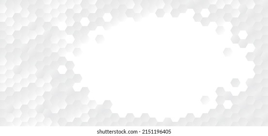 Wabenform, weißer Hintergrund, weißer Hintergrund, polygonaler weißer Hintergrund, Licht und Schatten auf weißem Papier, Embosser Hexagon