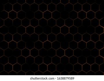 Honeycomb shiny  background. Vector illustration for poster