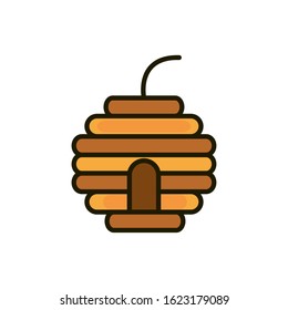 honeycomb structure bee nature drawing vector illustration