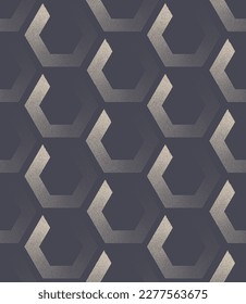 Estructura De Honeycomb Moda Patrón De Seamless Dot De Trabajo Resumen De Fondo. Impresión Textil Repetitiva Fashionable. Textura de papel de ajuste interminable. Elegante abstracción de arte de medio tono sin límites
