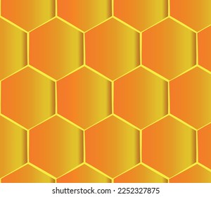 Honeycomb texture background. Vector illustration