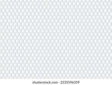 Un fondo de patrón de textura de panal muestra una cuadrícula de Formas hexagonales, creando un diseño geométrico elegante y estructurado.