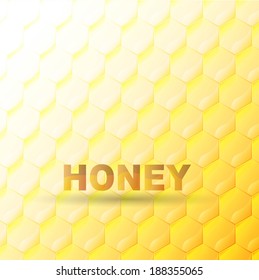 Honeycomb vector background