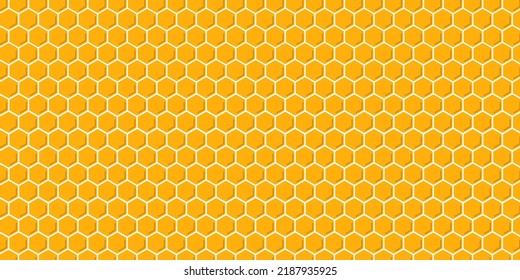 Fondo del vector del peine de abeja, abstracción de miel.