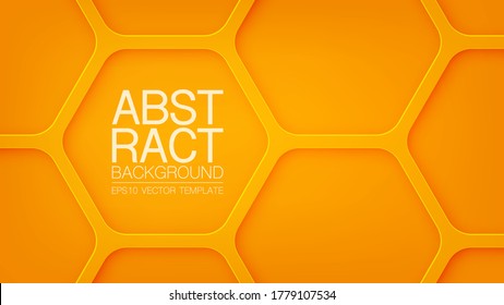 Honeycomb vector background for infographic, business presentation, web, internet, brochure, wallpaper.