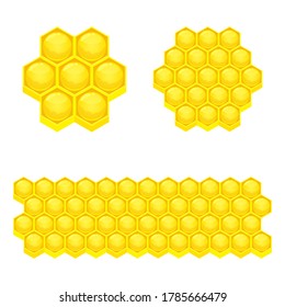 Honeycomb vector design illustration isolated on white background