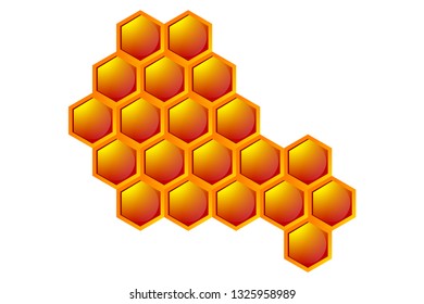 Honeycomb vector icon