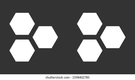 Honeycomb vector icon. honeycomb icon for bees. honeycomb products icon. honeycomb icon. 10 eps. Lorem Ipsum.