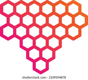 Honeycomb Vector Icon Design Illustration