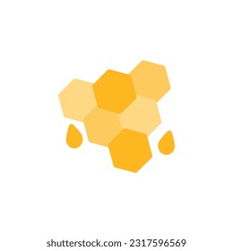 honeycomb vector icon flat style. perfect use for logo, presentation, website, and more. simple modern icon design flat style