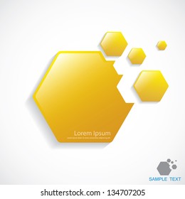 Honeycomb - vector illustration