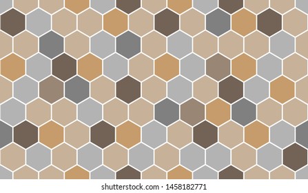 honeycomb vector pattern for design textiles and backgrounds