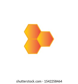 Honeycomb vector,icon on a white background