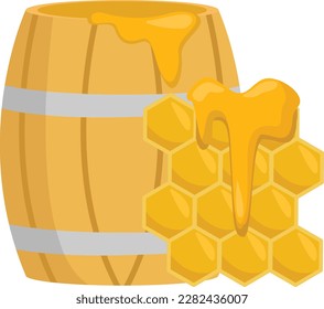 honeycombs and barrels free illustration