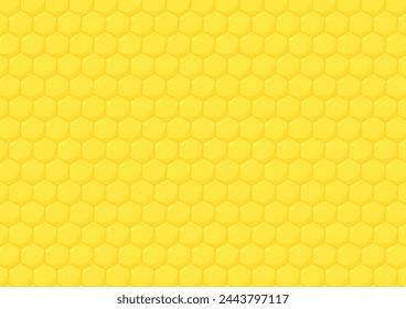 Armazón de panal. Ilustración vectorial de un fondo natural con panales de abejas.