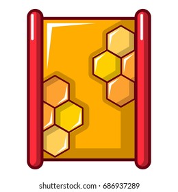 Honeycombs icon. Cartoon illustration of honeycombs vector icon for web design