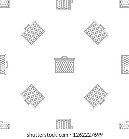 Honeycombs icon. Outline illustration of honeycombs vector icon for web design isolated on white background