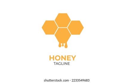 Honeycombs-Logo auf weißem Hintergrund