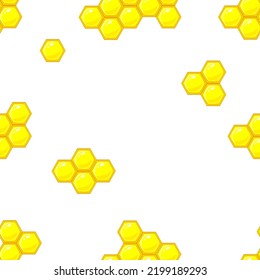 honeycombs, seamless pattern, vector illustration
