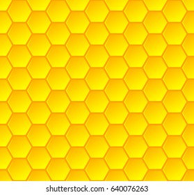 Honeycombs stylish seamless, background and vector illustration