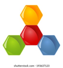 Honeycombs symbols - 4 Options