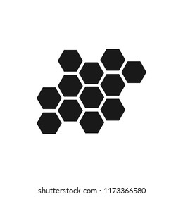 honeycombs vector icon 10 eps