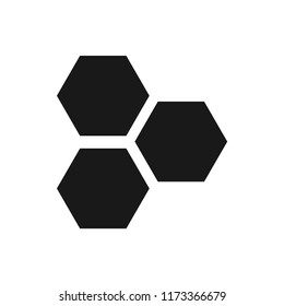 honeycombs vector icon 10 eps