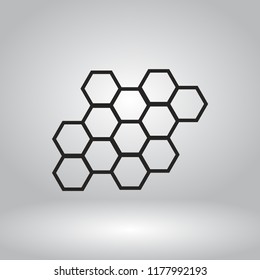 honeycombs vector icon 10 eps
