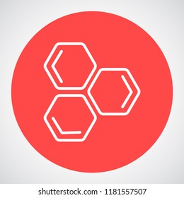 honeycombs vector icon 10 eps