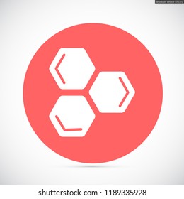 honeycombs vector icon 10 eps