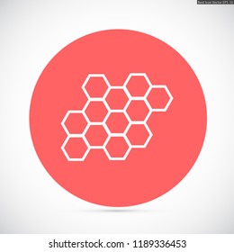honeycombs vector icon 10 eps