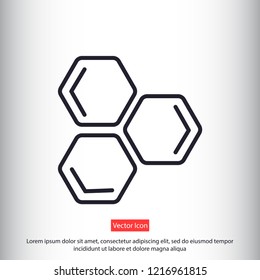 honeycombs vector icon 10 eps