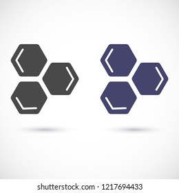 honeycombs vector icon 10 eps